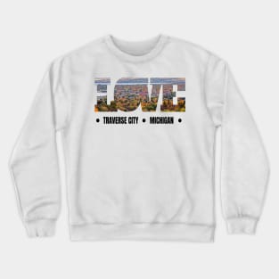 Traverse City Michigan Love for the Midwest Crewneck Sweatshirt